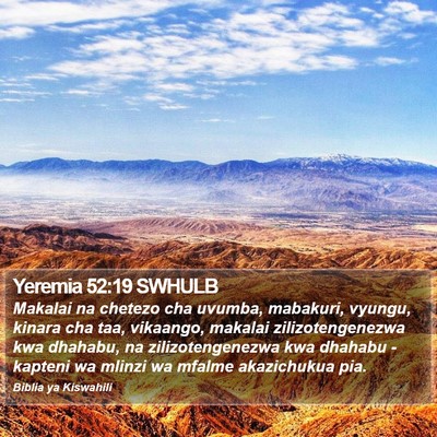 Yeremia 52:19 SWHULB Bible Verse Image