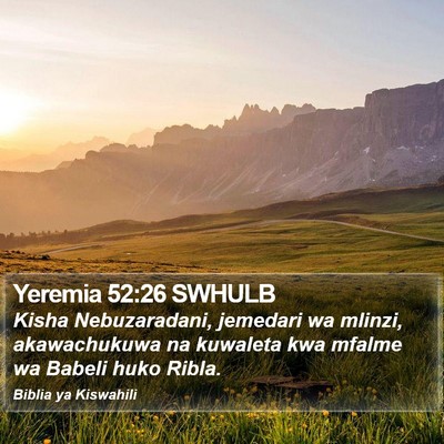 Yeremia 52:26 SWHULB Bible Verse Image