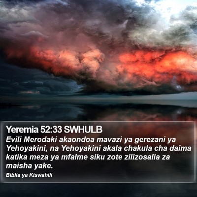 Yeremia 52:33 SWHULB Bible Verse Image