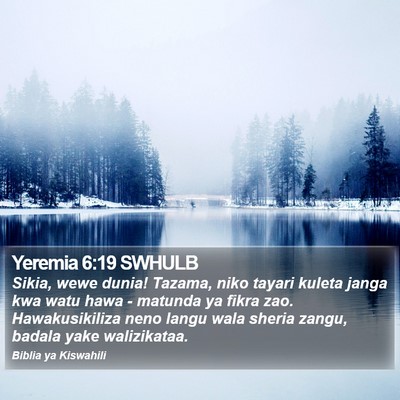 Yeremia 6:19 SWHULB Bible Verse Image