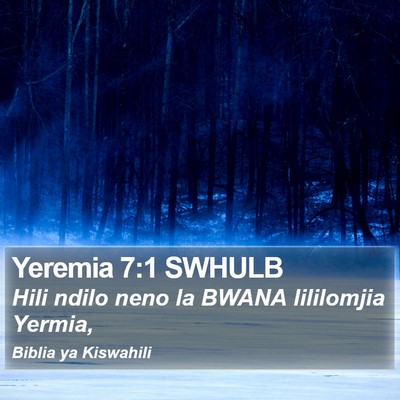 Yeremia 7:1 SWHULB Bible Verse Image