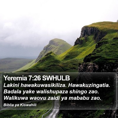 Yeremia 7:26 SWHULB Bible Verse Image