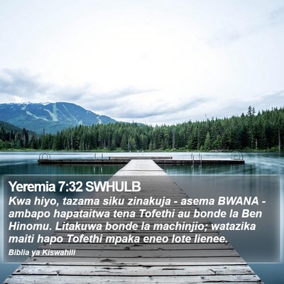 Yeremia 7:32 SWHULB Bible Verse Image