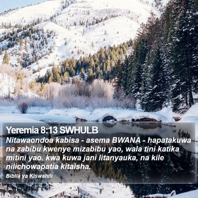 Yeremia 8:13 SWHULB Bible Verse Image