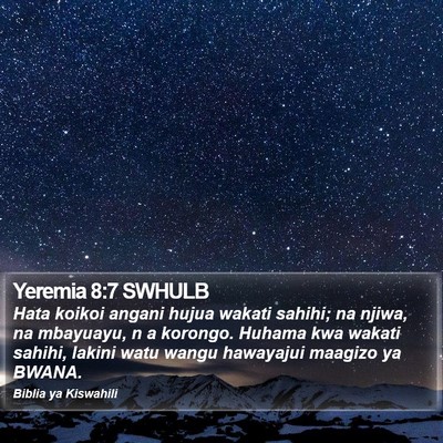Yeremia 8:7 SWHULB Bible Verse Image