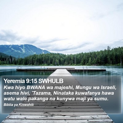 Yeremia 9:15 SWHULB Bible Verse Image