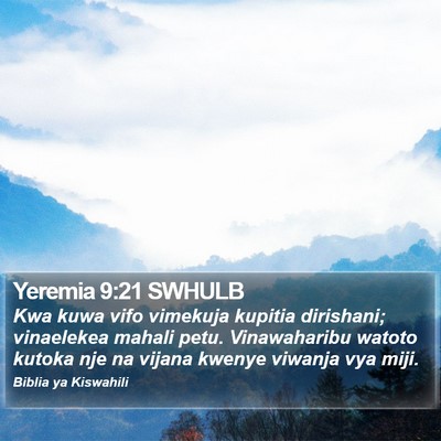 Yeremia 9:21 SWHULB Bible Verse Image