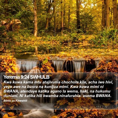 Yeremia 9:24 SWHULB Bible Verse Image
