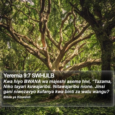 Yeremia 9:7 SWHULB Bible Verse Image