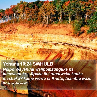 Yohana 10:24 SWHULB Bible Verse Image