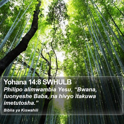 Yohana 14:8 SWHULB Bible Verse Image