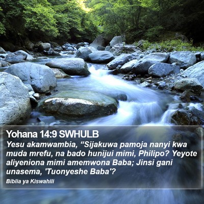 Yohana 14:9 SWHULB Bible Verse Image
