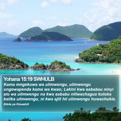 Yohana 15:19 SWHULB Bible Verse Image