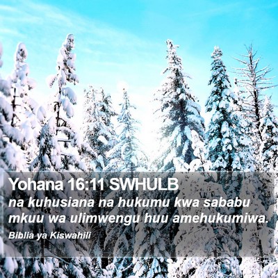 Yohana 16:11 SWHULB Bible Verse Image