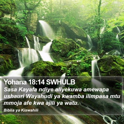 Yohana 18:14 SWHULB Bible Verse Image