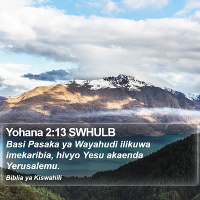 Yohana 2:13 SWHULB Bible Verse Image