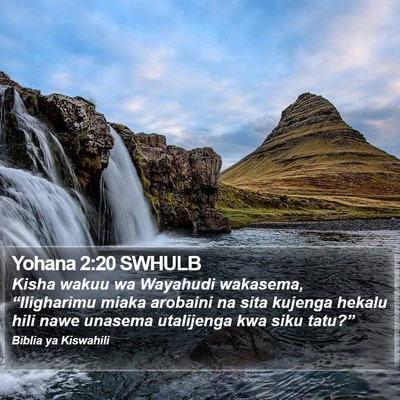Yohana 2:20 SWHULB Bible Verse Image
