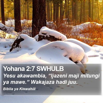 Yohana 2:7 SWHULB Bible Verse Image