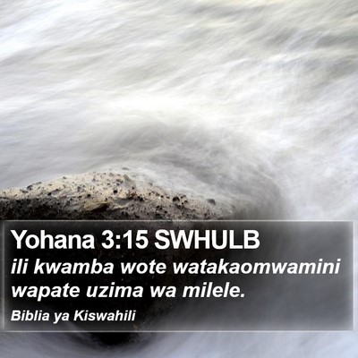 Yohana 3:15 SWHULB Bible Verse Image