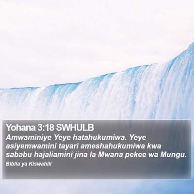 Yohana 3:18 SWHULB Bible Verse Image