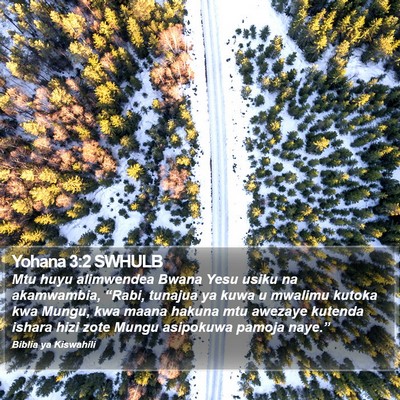 Yohana 3:2 SWHULB Bible Verse Image