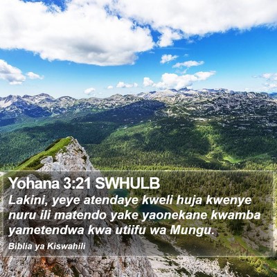Yohana 3:21 SWHULB Bible Verse Image