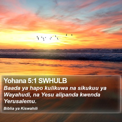 Yohana 5:1 SWHULB Bible Verse Image