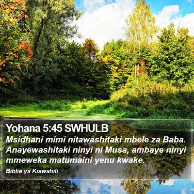 Yohana 5:45 SWHULB Bible Verse Image