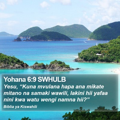 Yohana 6:9 SWHULB Bible Verse Image