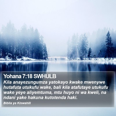 Yohana 7:18 SWHULB Bible Verse Image