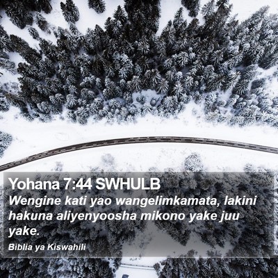 Yohana 7:44 SWHULB Bible Verse Image