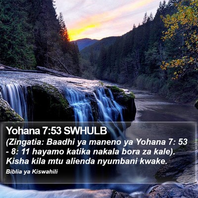 Yohana 7:53 SWHULB Bible Verse Image
