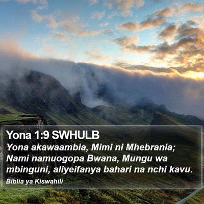Yona 1:9 SWHULB Bible Verse Image