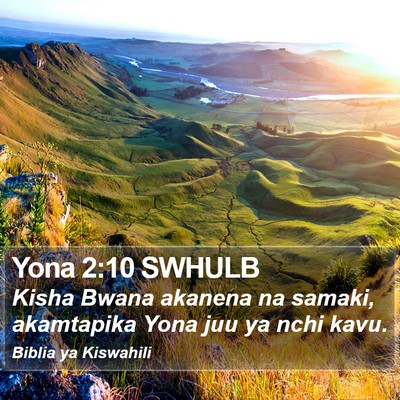 Yona 2:10 SWHULB Bible Verse Image