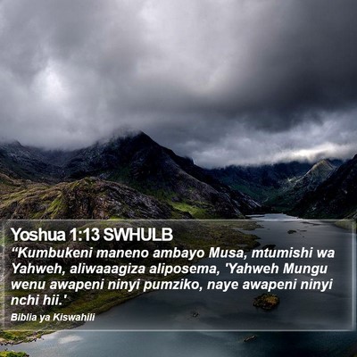 Yoshua 1:13 SWHULB Bible Verse Image