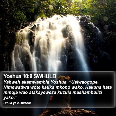 Yoshua 10:8 SWHULB Bible Verse Image