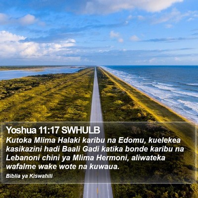 Yoshua 11:17 SWHULB Bible Verse Image
