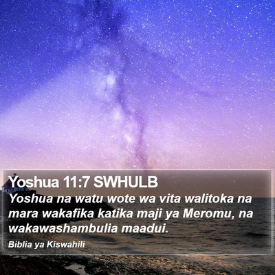 Yoshua 11:7 SWHULB Bible Verse Image