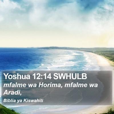 Yoshua 12:14 SWHULB Bible Verse Image