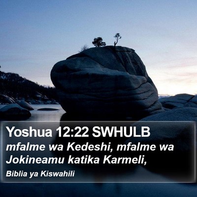 Yoshua 12:22 SWHULB Bible Verse Image