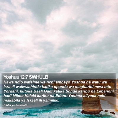 Yoshua 12:7 SWHULB Bible Verse Image