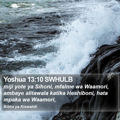 Yoshua 13:10 SWHULB Bible Verse Image