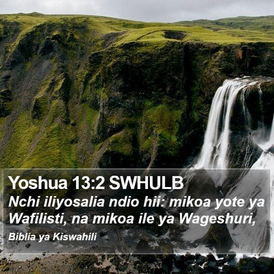 Yoshua 13:2 SWHULB Bible Verse Image