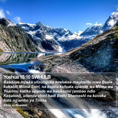 Yoshua 15:10 SWHULB Bible Verse Image