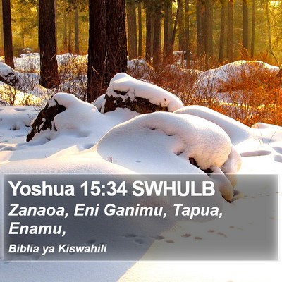 Yoshua 15:34 SWHULB Bible Verse Image