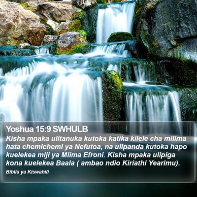 Yoshua 15:9 SWHULB Bible Verse Image