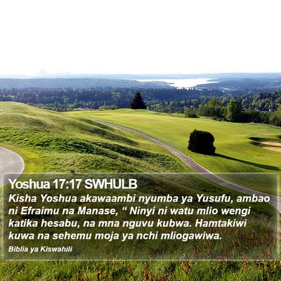 Yoshua 17:17 SWHULB Bible Verse Image