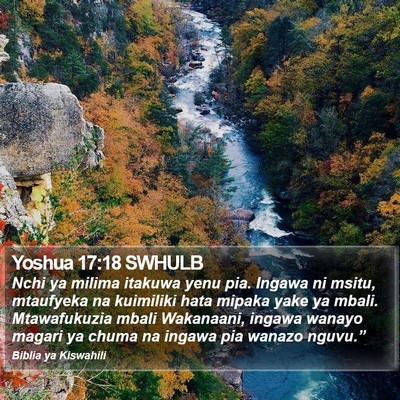 Yoshua 17:18 SWHULB Bible Verse Image