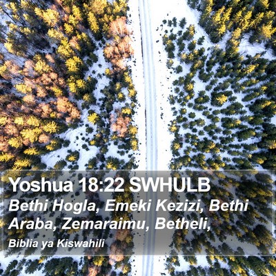 Yoshua 18:22 SWHULB Bible Verse Image
