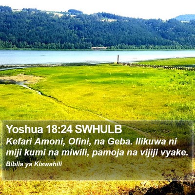 Yoshua 18:24 SWHULB Bible Verse Image